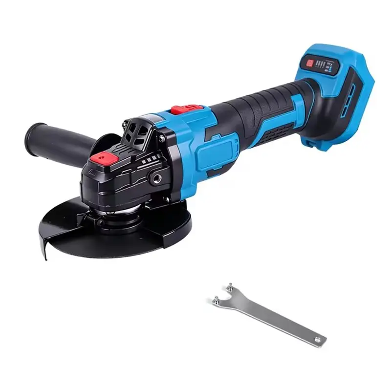 M11K-Grinding Angle Grinder Set Brushless 4-Speed, 12000 RPM, 125Mm Disc For 18-21V For Metal, Wood Cutting