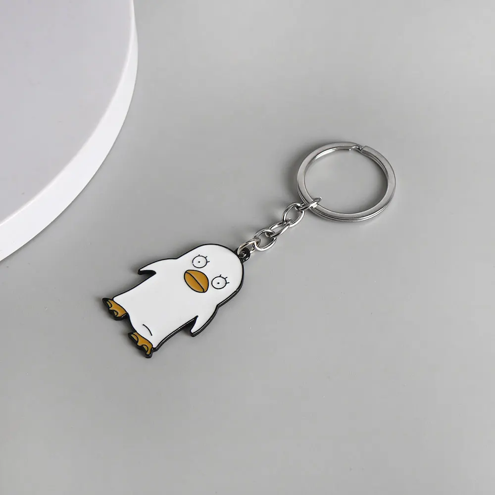 Gintama schlüssel bund elizabeth schlüssel anhänger schlüssel ring sakata gintoki schlüssel anhänger für männer anime zubehör auto schlüssel ring anhänger llave ros