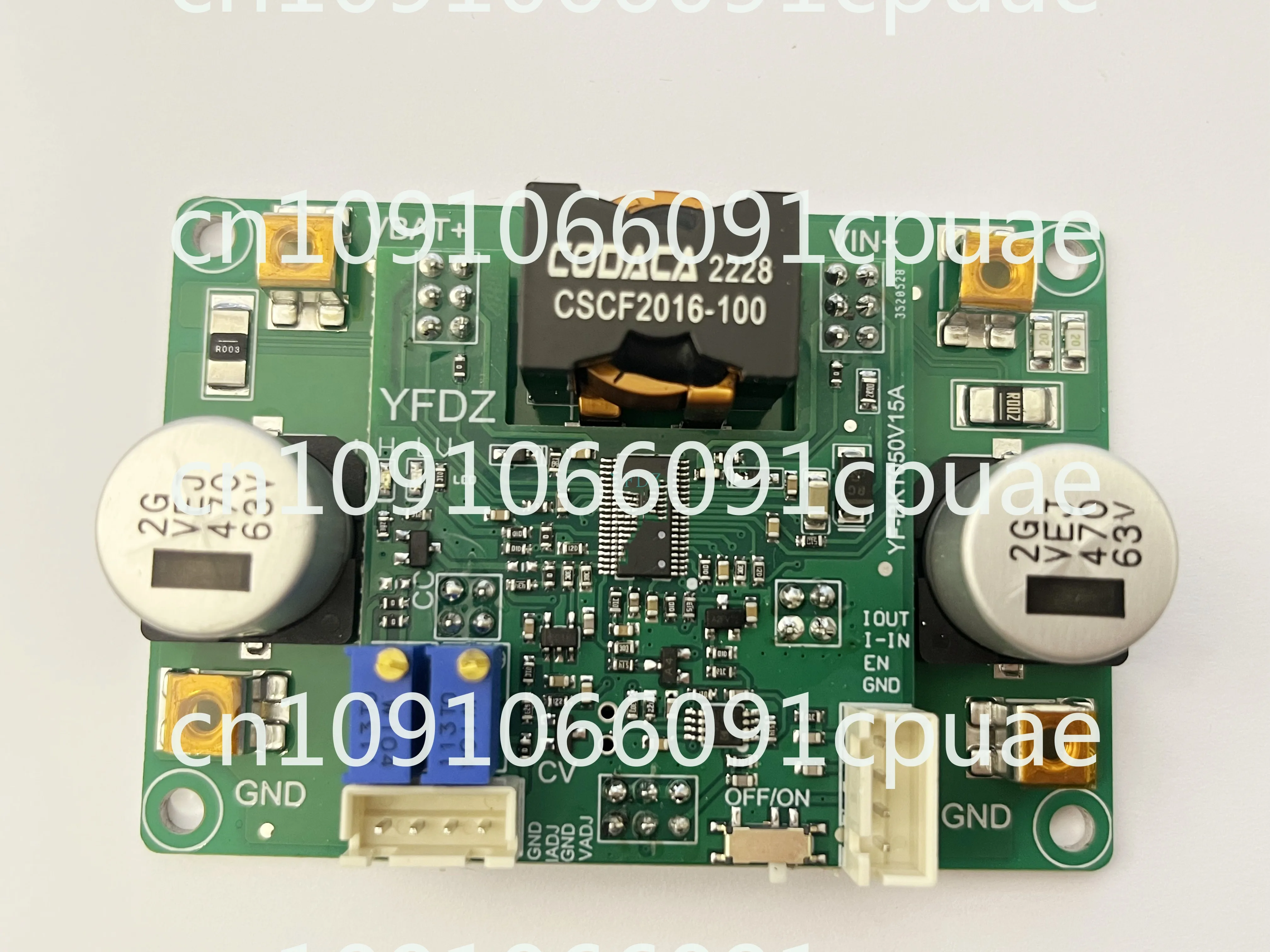 Step-up and Buck Module, Constant Voltage Constant Current LED Constant Current Power Supply, Battery Charging 0.5-15 A/3-52V