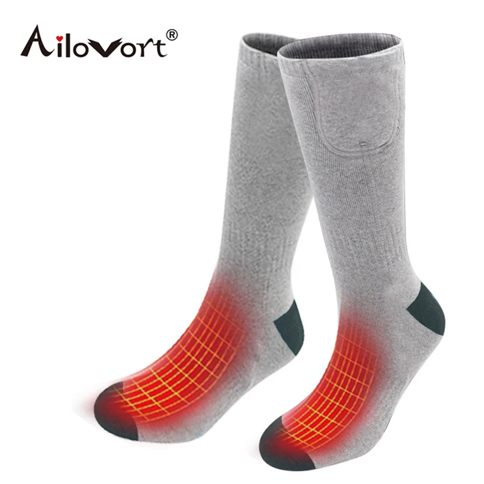 

Electric Heated Socks Warm Socks with Rechargeable 3.7-Volt Battery Elastic Health Winter Feet warmer Socks For Outdoor Sports