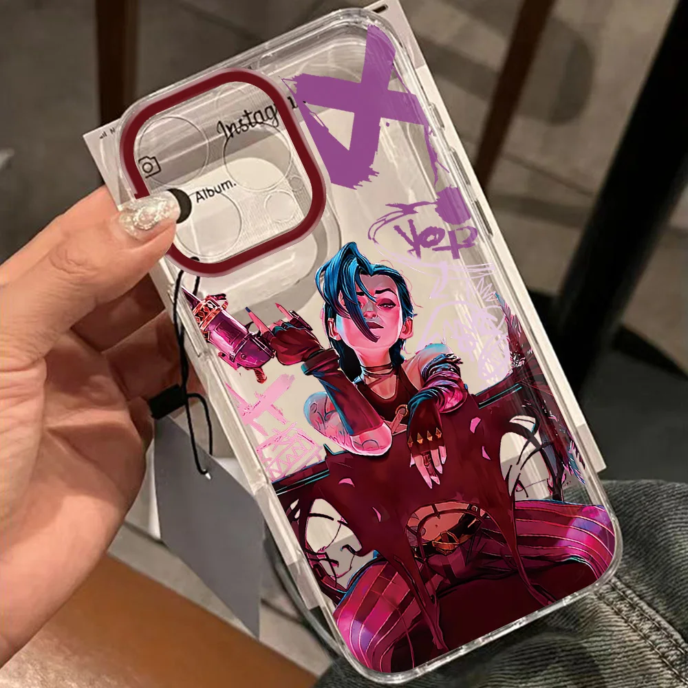 Hot Anime J-JinxS Cool Phone Case For Samsung Galaxy S26 S25 S24 S23 S22 S21 S20 FE Note20 Note10 Edge Plus Ultra Lite 5G Cover