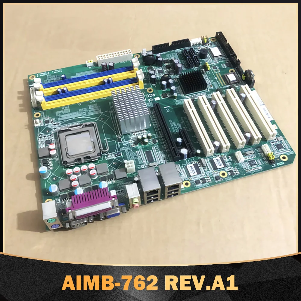 Dual Network Ports Industrial Control Board ATX 5*PCI 2*COM 2*LAN With RAM LGA775 CPU For Advantech AIMB-762 REV.A1 AIMB-762G2