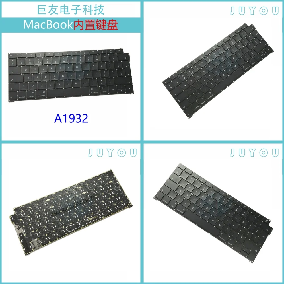 

For MacBook A1932 Keyboard Replacement Part US UK Layout Laptop Keyboard with Built in Speaker Driver for MacBook Pro Air 13