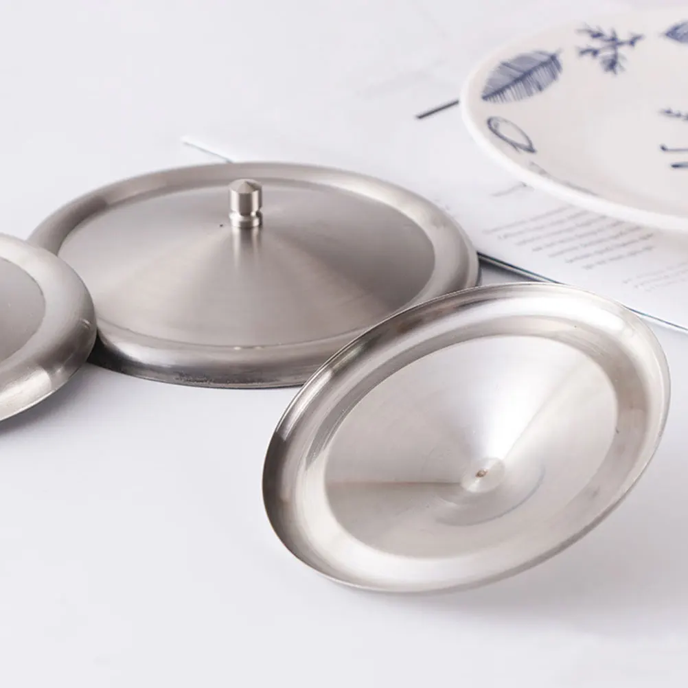 

1pcs Stainless Steel Cup Lids for 12 3cm Water Bottles Portable Mason Jar Covers Leak Proof Drink Lids for Home Use