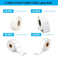 Etiqueta de papel térmico LW para Dymo LabelWriter 450 Turbo, Compatible con 11352, 11353, 11354, 11355, 450, varios tamaños