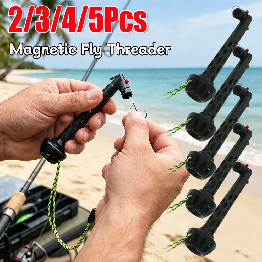 Fishing Line Winder - 2/3/4/5PCS Portable Magnetic Fly Threader Lightweight