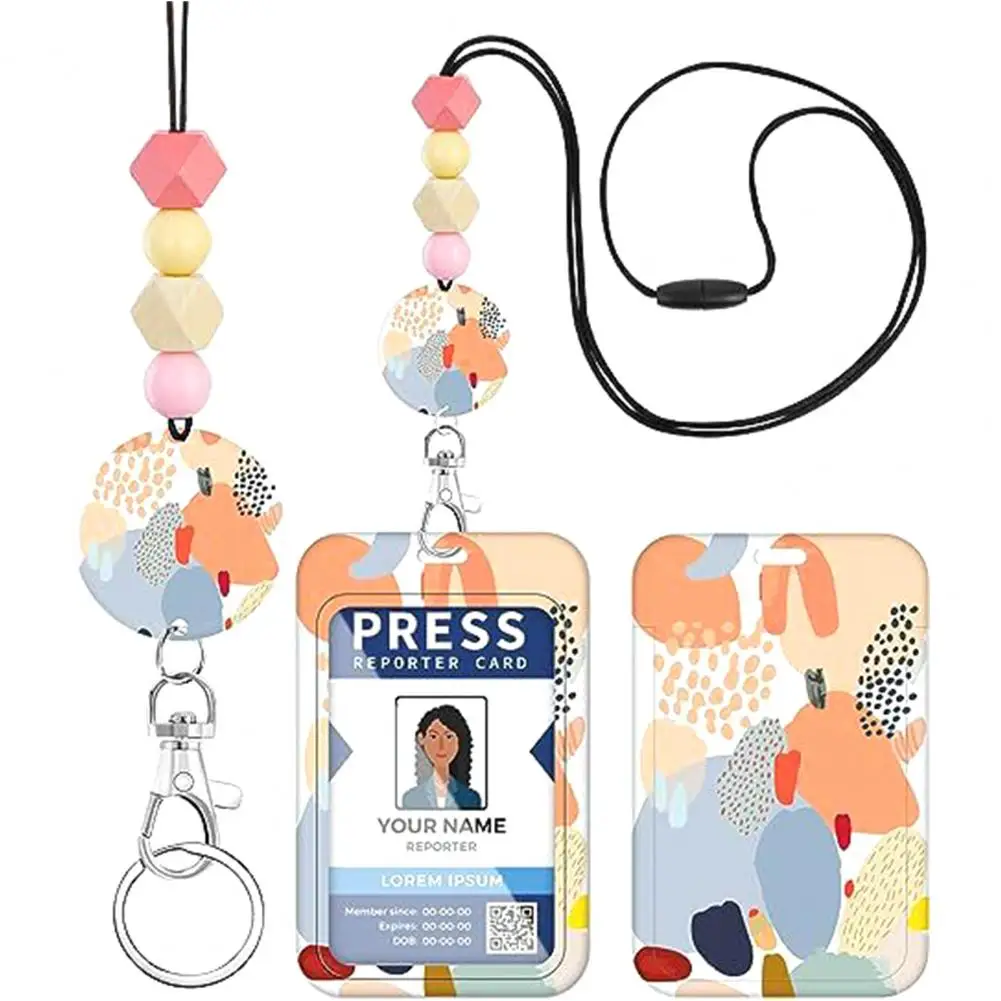 탈착식 안전 버클이 있는 개폐식 배지 거치대, 다목적 배지 거치대, 비즈니스 사무실 학교 카드홀더 거치대 적합