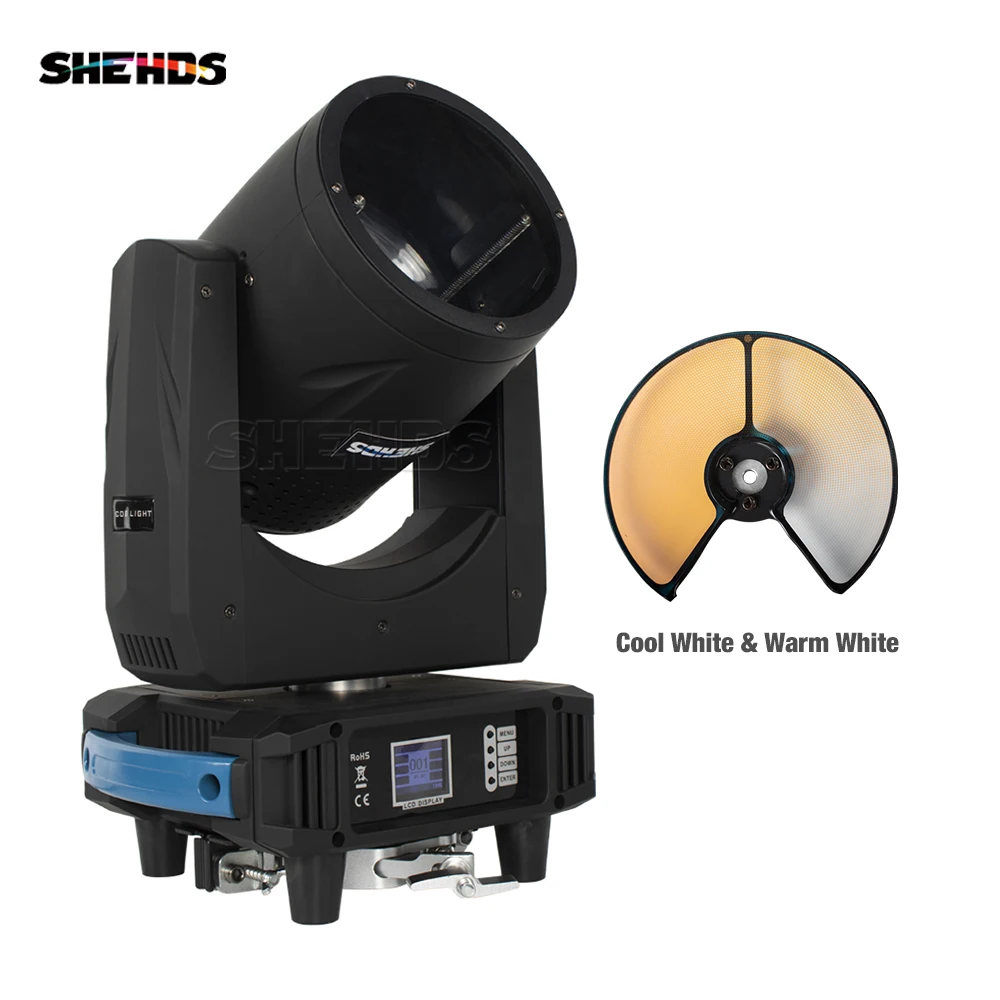 SHEHDS LED 400W Zoom Wash COB Moving Head Light DMX Disco Party Wedding Show DJ Stage Hotels Theater Concert Equipment