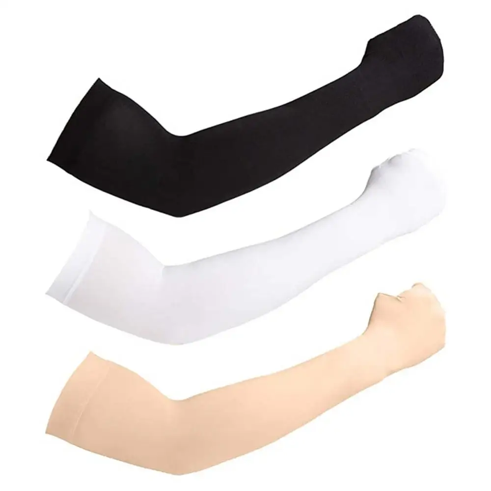 Sunscreen Cuff Arm Sleeves Summer Outdoor Cycling Arm Sleeves Cover UV Sun Oversleeves Ice Silk Covers Oversleeves