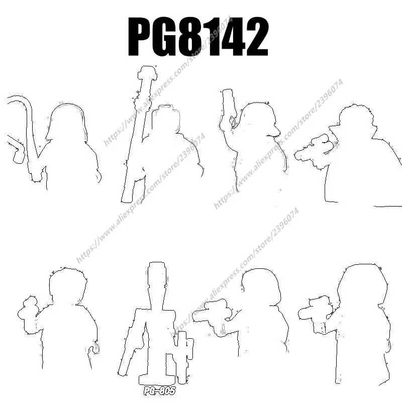 

PG8142 Action Figures Movie accessories Building Blocks Bricks toys PG798 PG799 PG800 PG803 PG804 PG805 PG806 PG807