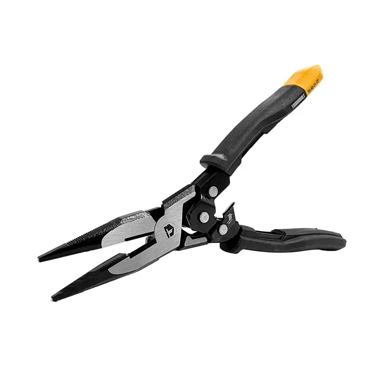 TOUGHBUILT TB-H3-21-CP 9-inch Labor-saving Sharp-nosed Pliers with Reset Spring Hand Tools