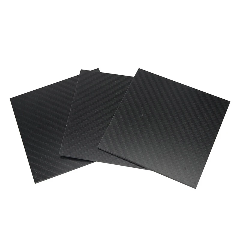 1PCS 50X50MM 3K Matt Surface Carbon Plate Panel Sheets High Composite Hardness Material Carbon Fiber Plate 1-5MM Thickness