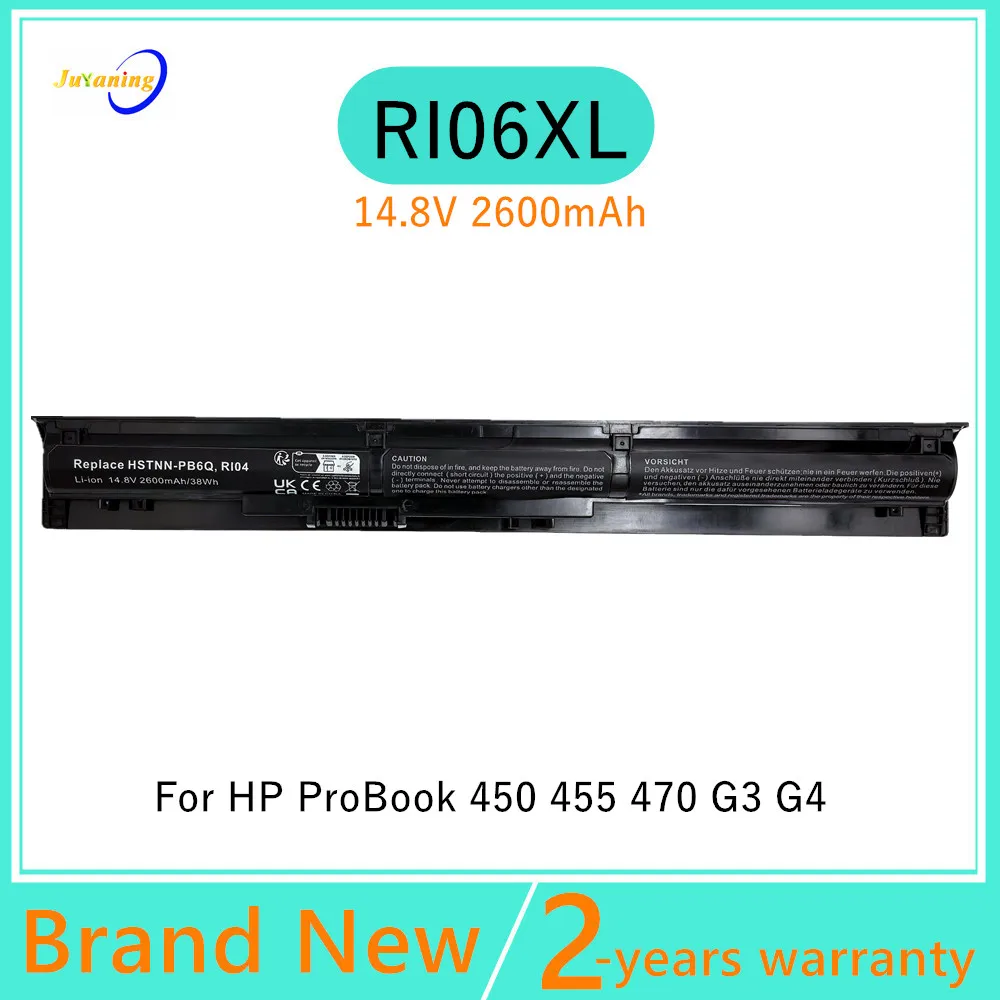 

RI06XL Laptop battery For HP ProBook 450 455 470 G3 G4 805047-851 HSTNN-DB7B RI04 HSTNN-PB6Q HSTNN-Q94C HSTNN-Q97C HSTNN-Q95