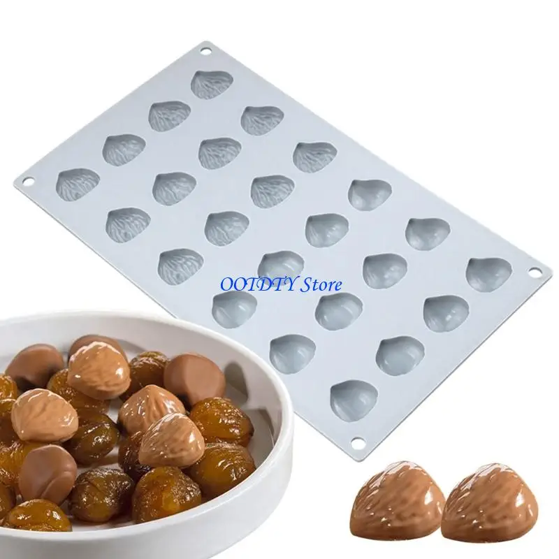 367A 3D Chestnut Mold DIY Cake Dessert Mould Homes Kitchen Baking DIY Supplies