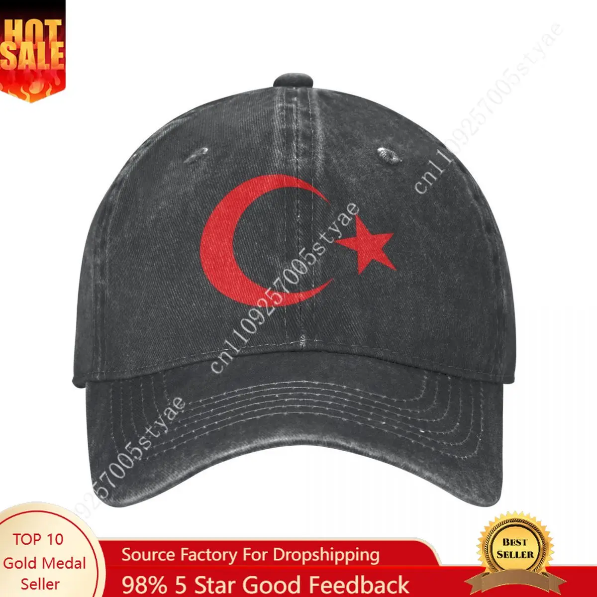 

Turkey Türkiye Emblem Cap Man Woman Baseball Hat Fashion Sunhat Adjustable Hip Hop Hats Trucker Caps Cool Outdoor Snapback Hats