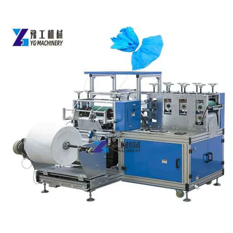 Ultrasonic Automatic Disposable Non-woven Shoes Cover Production Machine Hospital Hotel Shoes Cover Making Machine