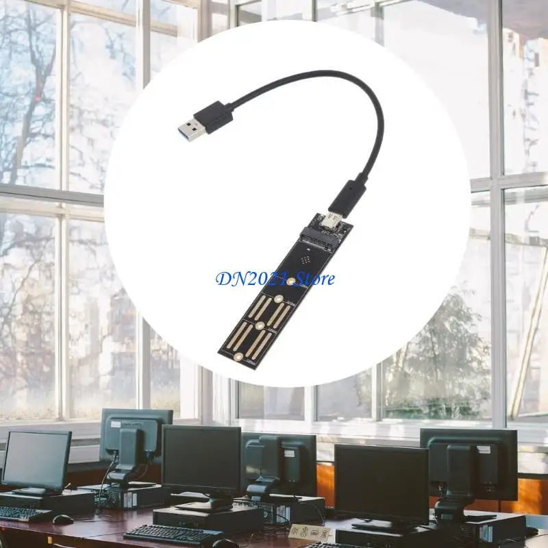 F3KE 10Gbps Lightning-Fast Data Transfer: M.2 NVME/NGFF SSD to USB 3.1 Converter