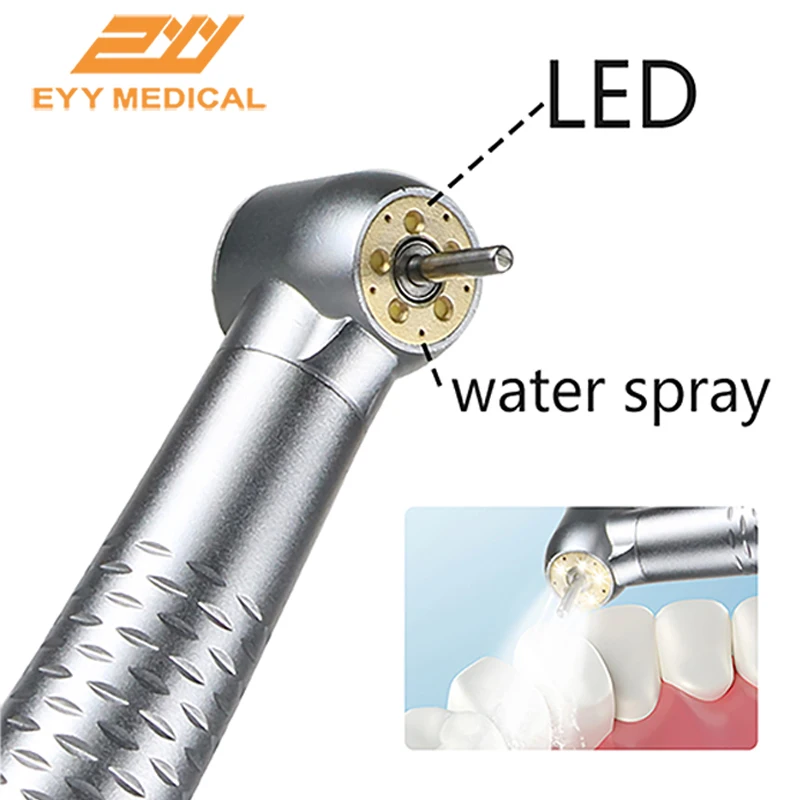 

5 Led light Dental Cartridge Style 5 Water Sprays High Speed For Handpiece 2/4 Holes Dental Material