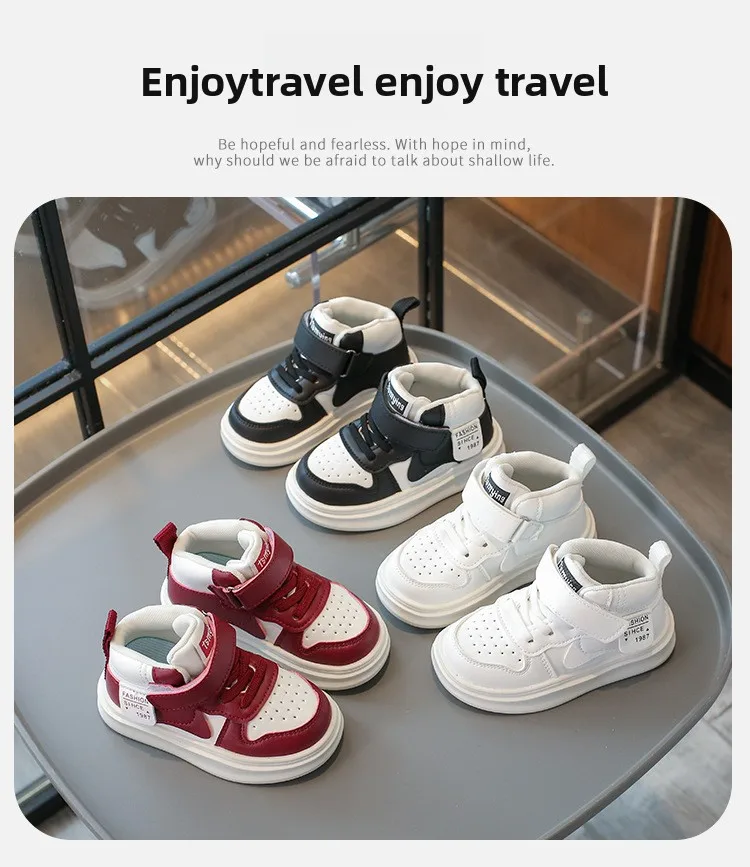 Lässige Kinder-Sneaker für Jungen und Mädchen, Herbst 2026 Neu, Rutschfeste Babyschuhe, Lauflernschuhe mit Gummisohle, Bequeme Passform für Kinder – Detail 2