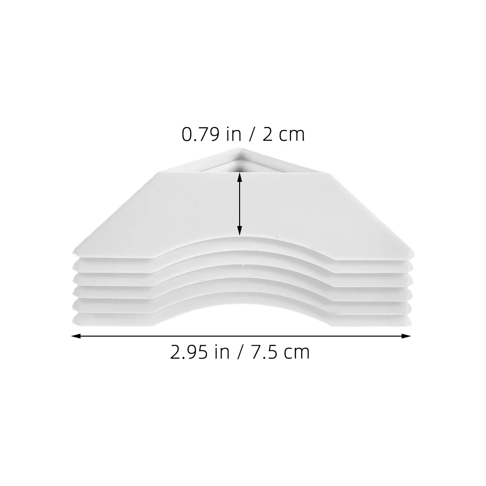 Soporte de exhibición de cubos de velocidad, Base triangular de plástico transparente para cubos de rompecabezas, exhibición de escritorio y ahorro de espacio, 30 Uds.