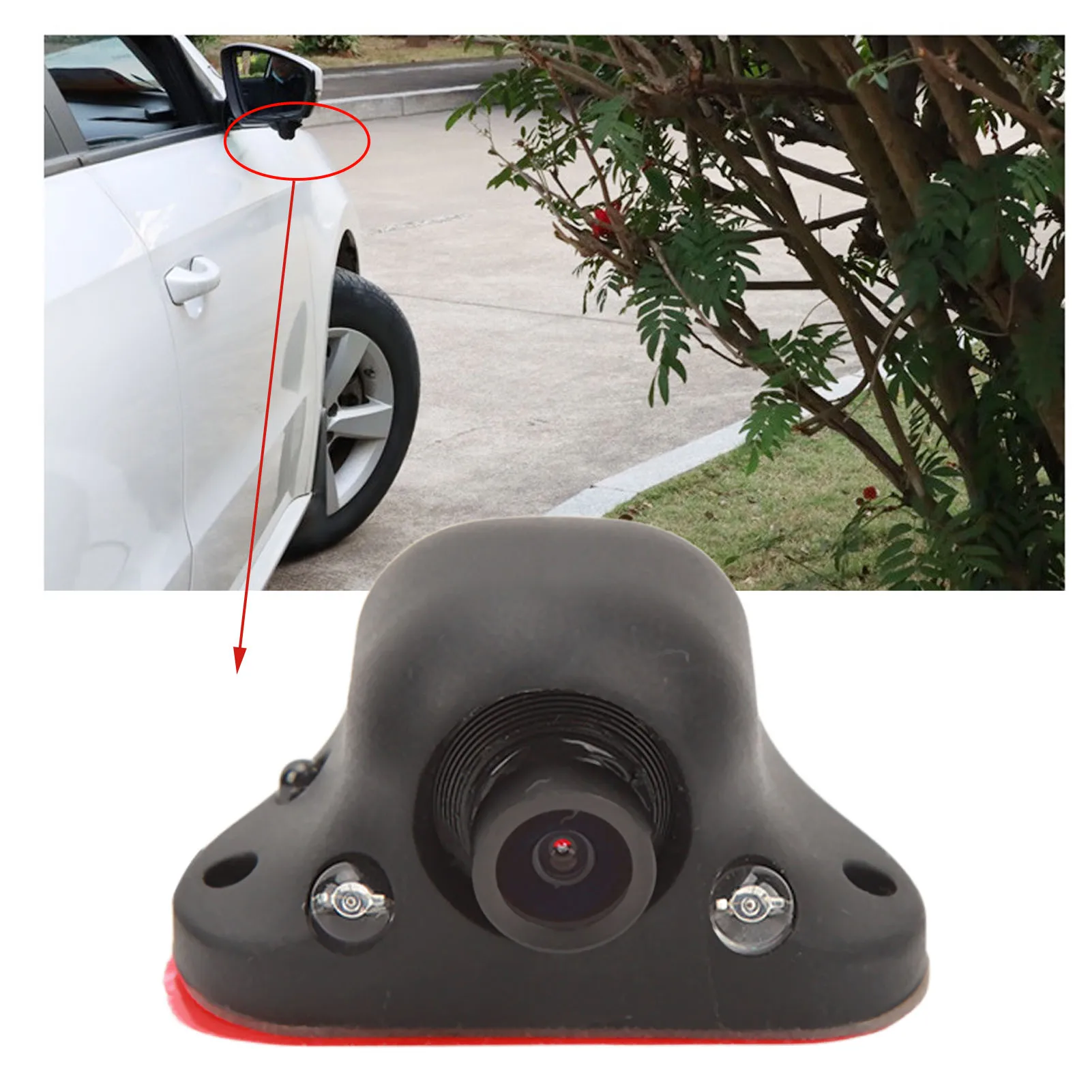 

12V Car Side View Camera 90° HD Night Vision IP68 Waterproof Blind Spot Camera For Truck Bus RV Caravan Trailer