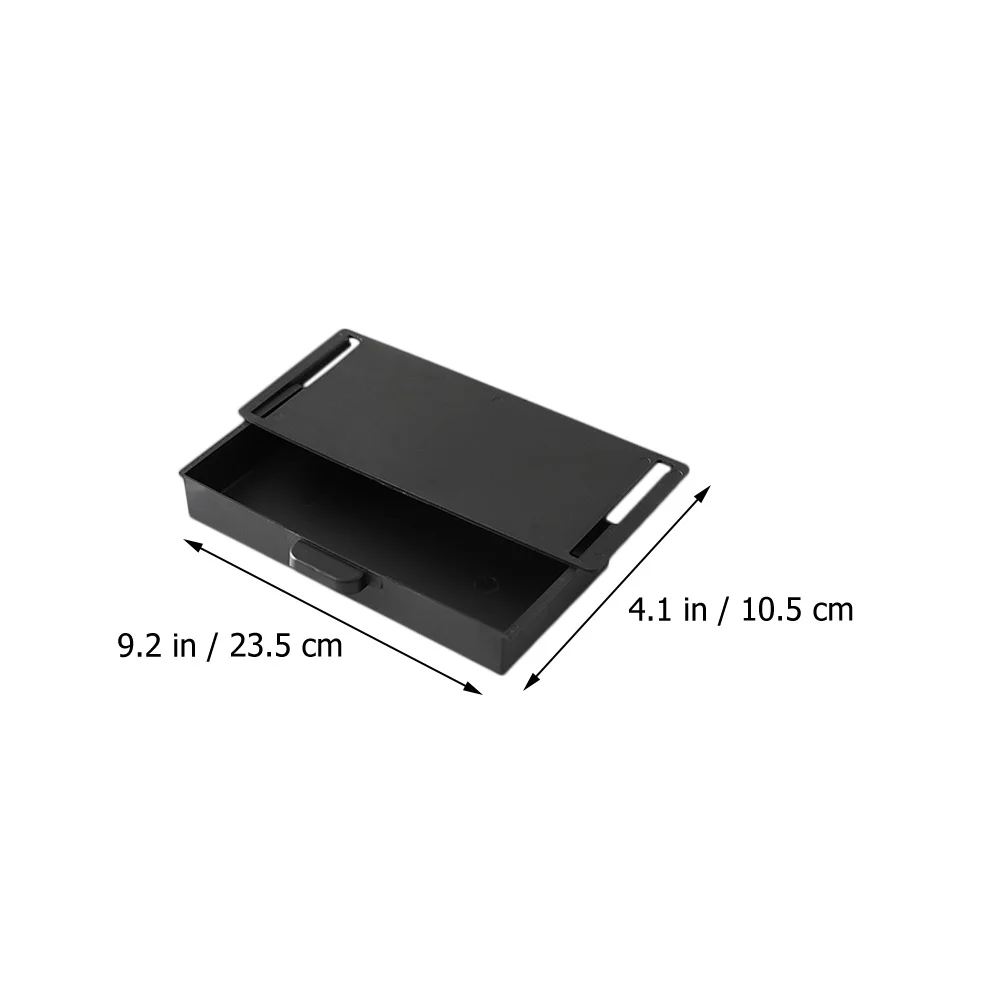 Scatola portaoggetti da 2 pezzi senza punzonatura sotto gli organizzatori da scrivania Accessori Il vassoio da tavolo, scaffale, cassetto e cassetti in ABS per ufficio