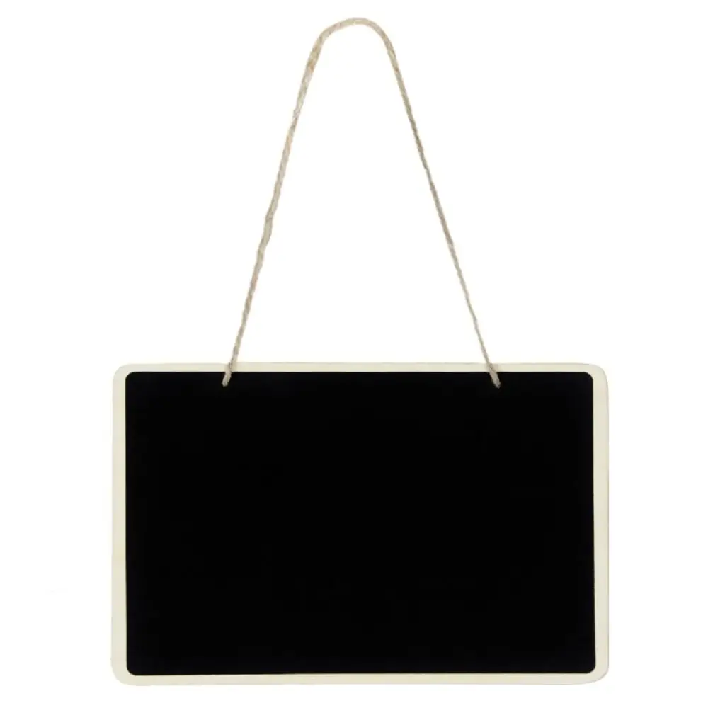 

Portable Wooden Wooden Blackboard Hanging Plaque Ceremony Prop DIY Home Decor Board Sign Message Board Photobooth Birthday Party