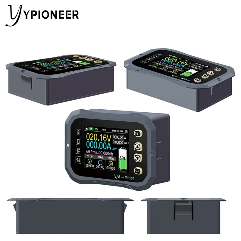 Ypioneer KG-F Batterij Coulombmeter 120V 100A 400A 600A Coulomb Meter Batterij Indicator Tester Lcd Power Display Telefoon Controle