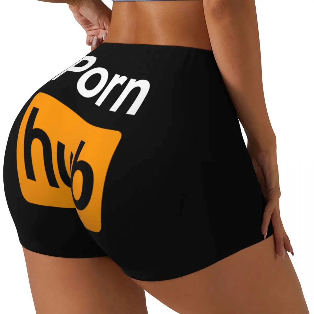 Custom P-pornhubs Symbol Workout Running Volleyball Shorts Women Gym Yoga Shorts