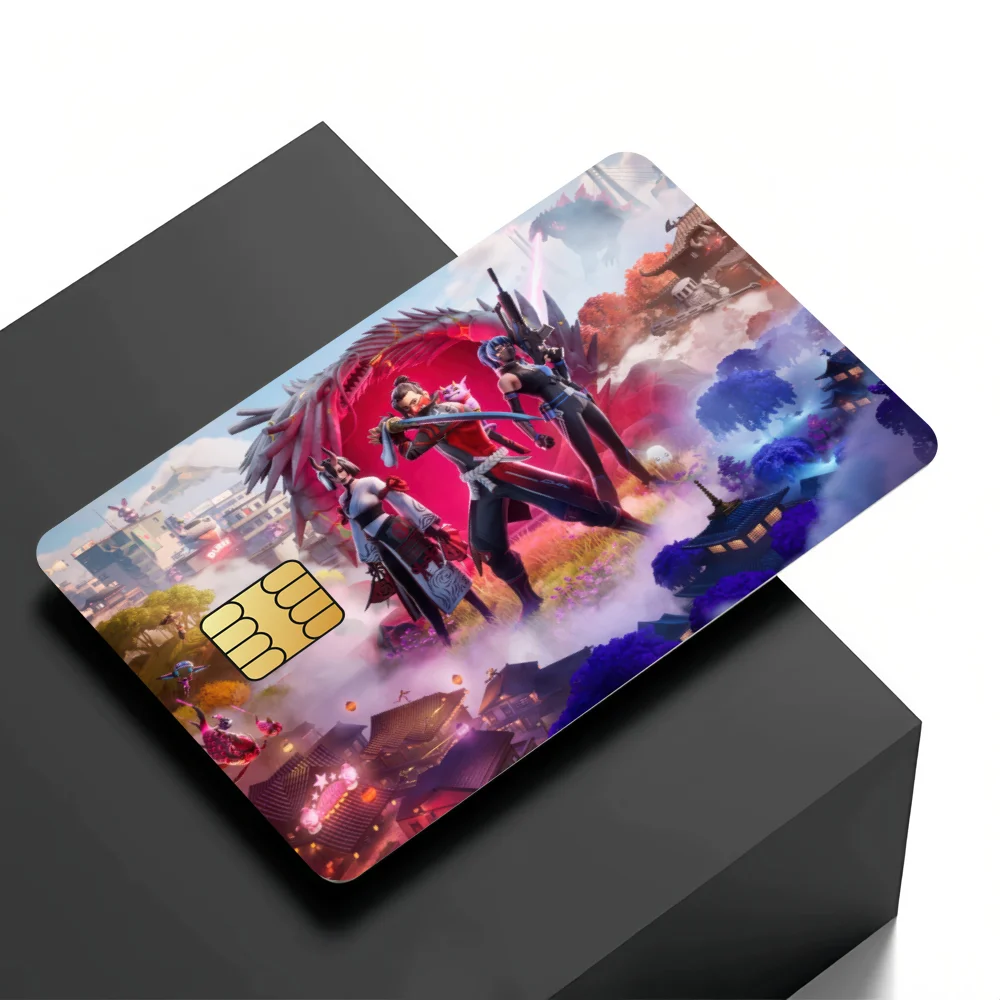 Game Fortnites Anti-Scratch Decorative Waterproof Small Chip 4PCS Card Sticker New