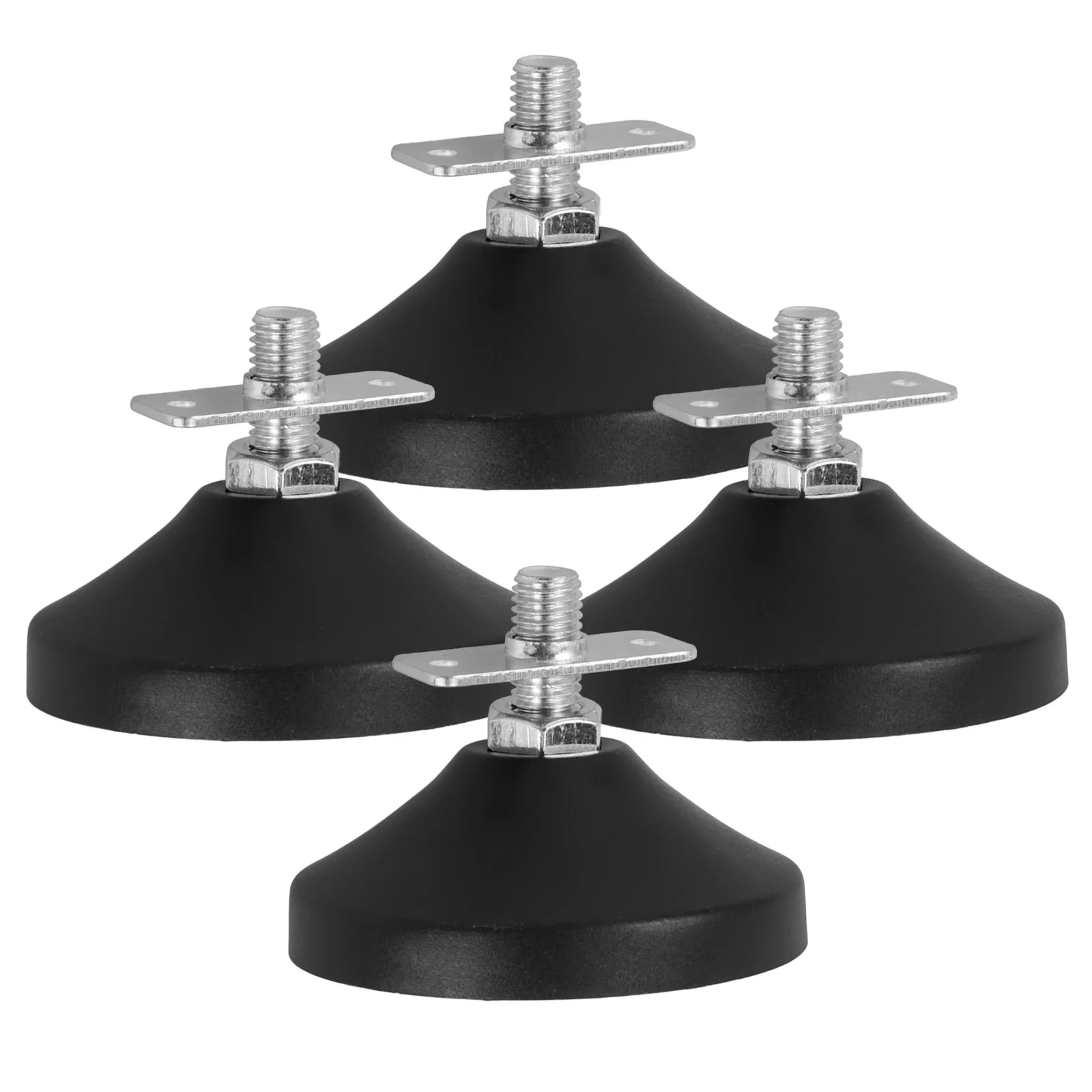 

4Pcs Adjustable Football Machine Feet Levelers 3.5 Inch Anti Skid Pads for Stable Foosball Table Gaming Setup Universal