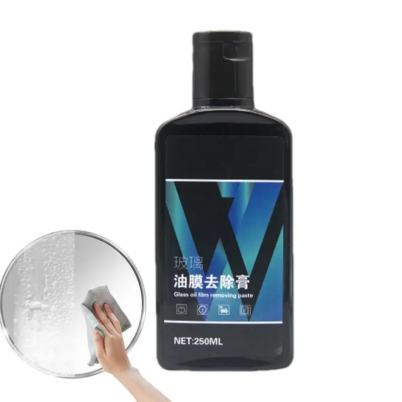 

250ml Glass Film Removal Paste Water Spot Remover Auto Glass Film Coating Clear Vision Hydrophobicity Glass To Clear For Front