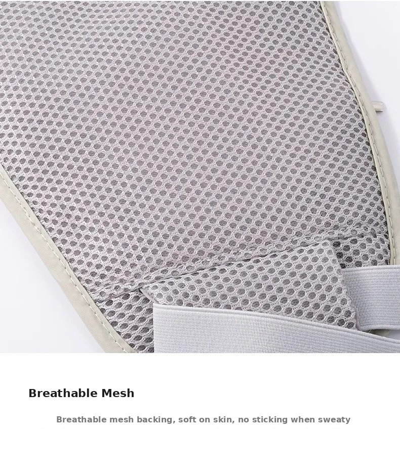 Ultraflache Verdeckte Anti-Diebstahl-Tasche aus Nylon, Reise-Brusttasche, Wasserdichter Pass- und Handyhalter – Detail 8