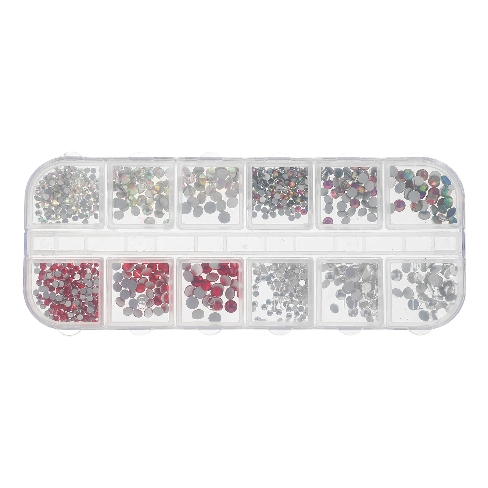 

1 коробка страз для ногтей, разноцветные, универсальные, для декора ногтей на вечеринках, свадьбах, для повседневного ношения, для самостоятельного маникюра