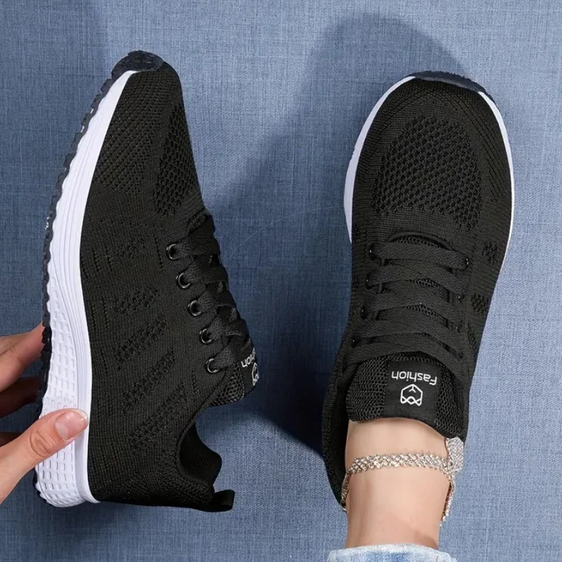 

Women's Lightweight Running Shoes Breathable Sports Slip in Loafers Men's Casual Vulcanized Shoes Oversized Size 36-44 2025 new