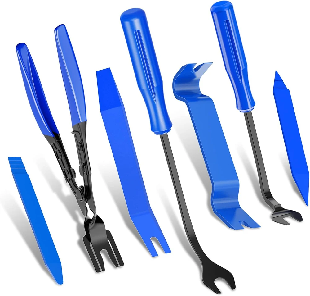 5/6-teiliges Auto-Verkleidungs-Demontagewerkzeug-Set, kratzfreies Hebelwerkzeug-Set für Autotür-Clips, Verkleidungen und Armaturenbrett-Reparatur – Detail 1