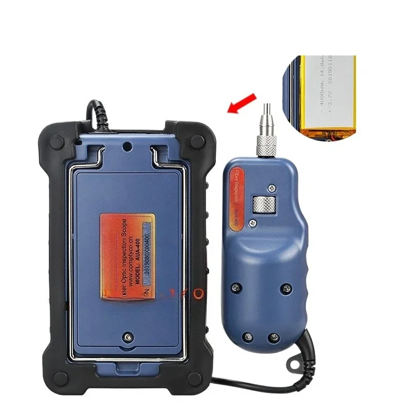 Handheld fiber end face detector 400 times fiber end face magnifying glass microscope