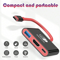 Switch Dock 4K HDMI USB 3.0 Hub Adapter USB C Splitter TV Portable Docking Station for Laptops PC iPad MacBook Air Pro