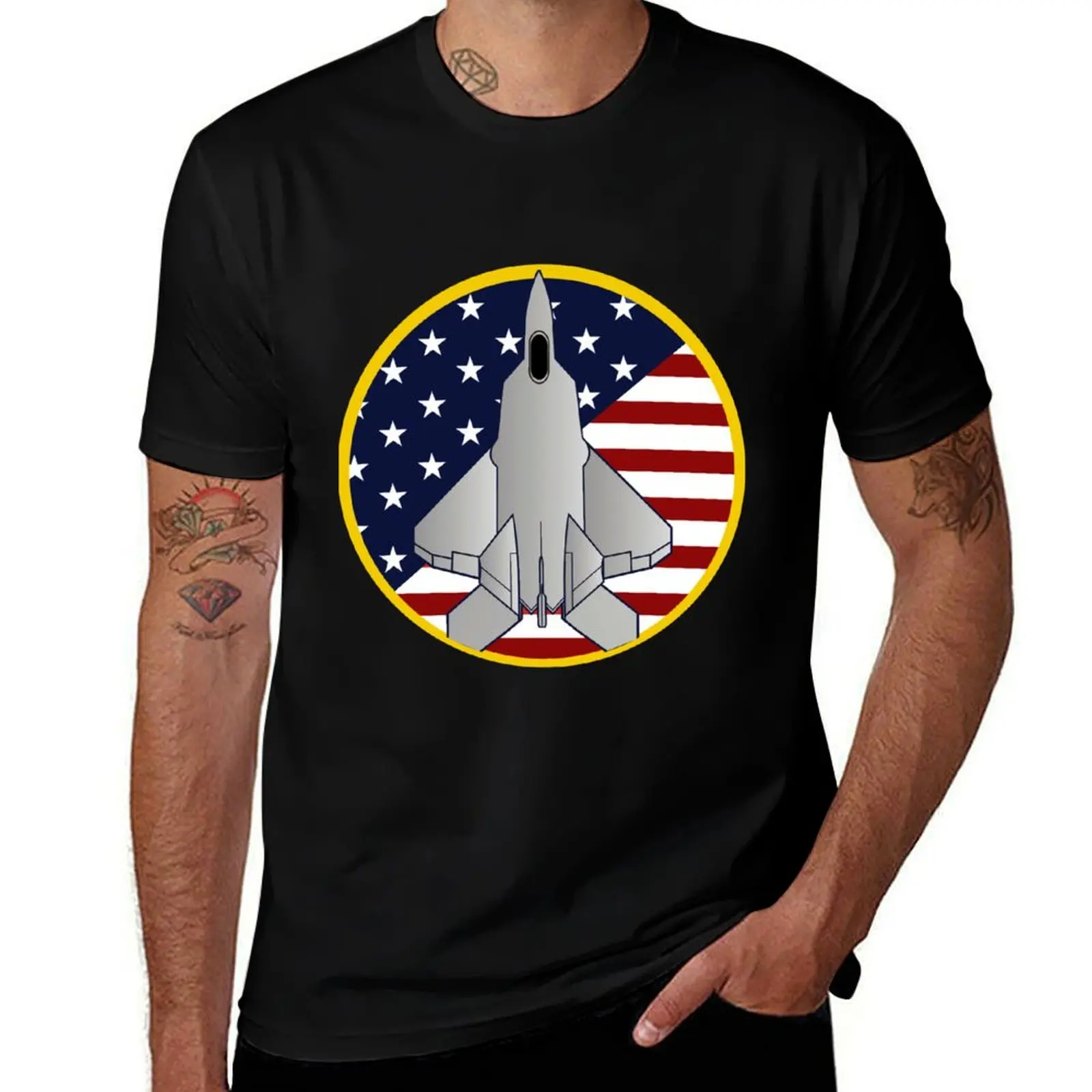 

F-22 Raptor Logo T-Shirt t shirt personalised t shirts for man slim fit T-Shirt