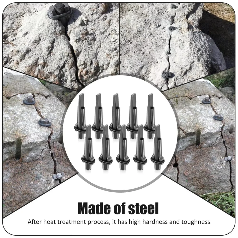 5 Pack Rock Splitting Wedges 5/8