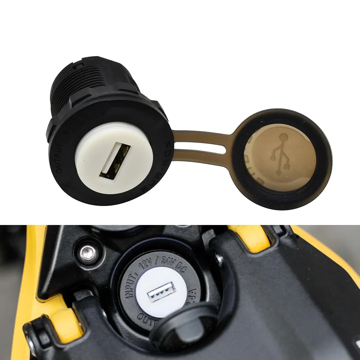 

Electric Motorcycle USB Interface For Sur-Ron Sur Ron Surron Light Bee S & Light Bee X Universal Enduro Dirt Pit Bike