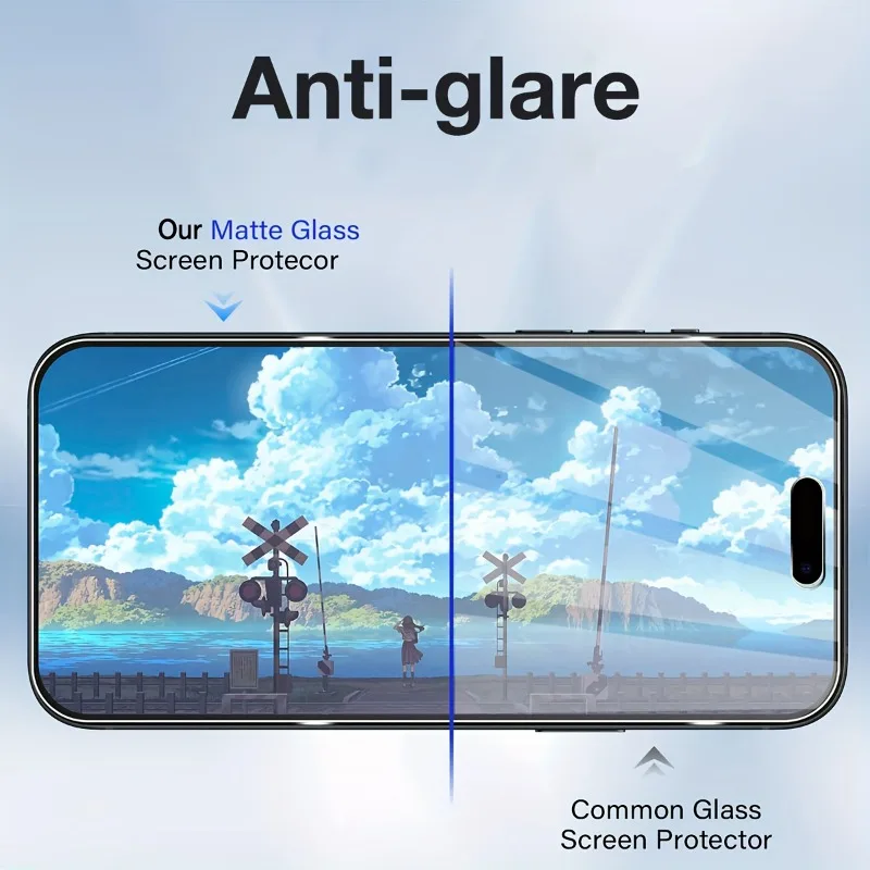 2Pcs Matte Privacy Screen Protector For IPhone 16 15 14 Pro Max 11 12 13 Pro Mini Tempered Glass For IPhone XR XS Glass