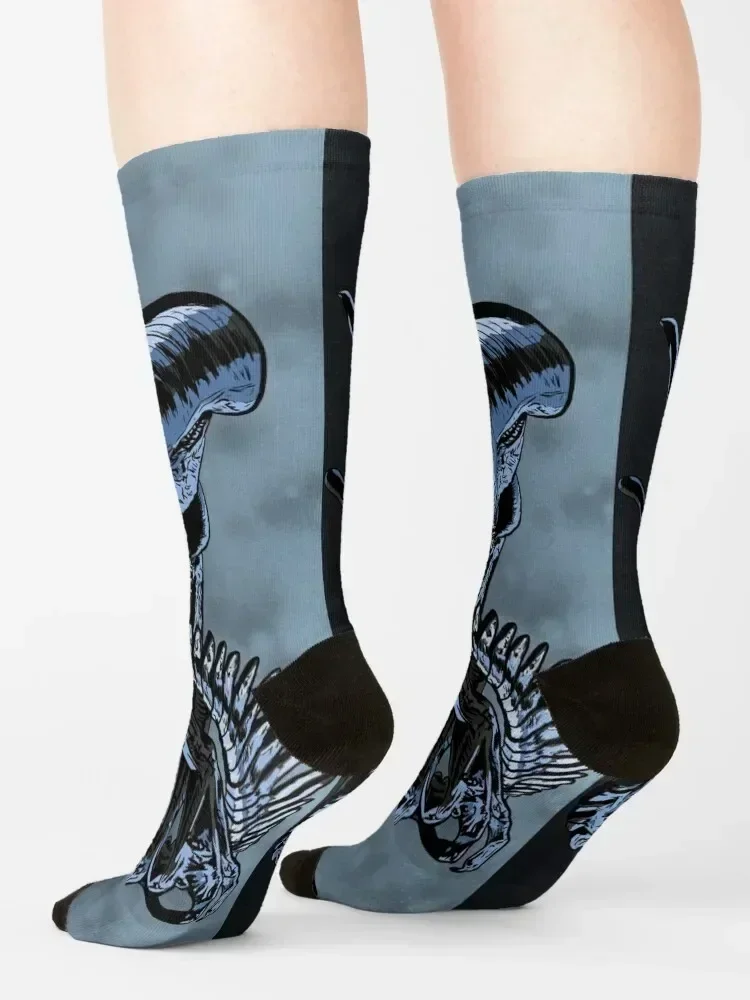 Xenomorph Socks cool Stockings kawaii valentine gift ideas Girl'S Socks Men's
