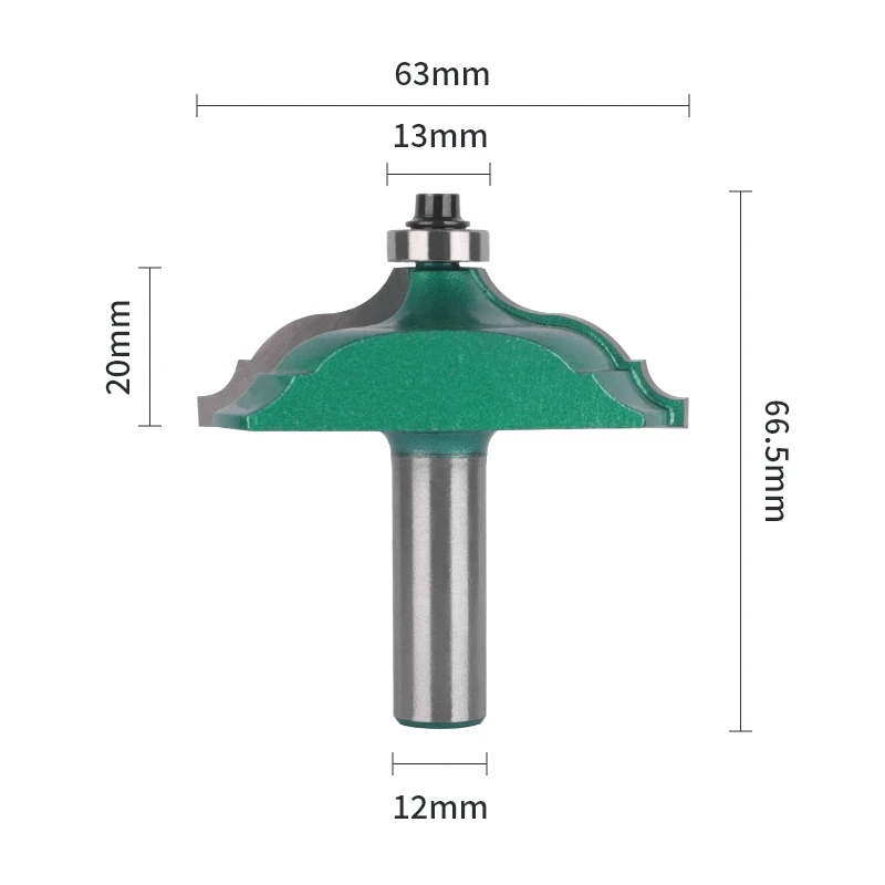 YUSUN 12MM Shank classic Plunge Bit Router Bit fresa per la lavorazione del legno per fresa frontale fresa in metallo duro fresa