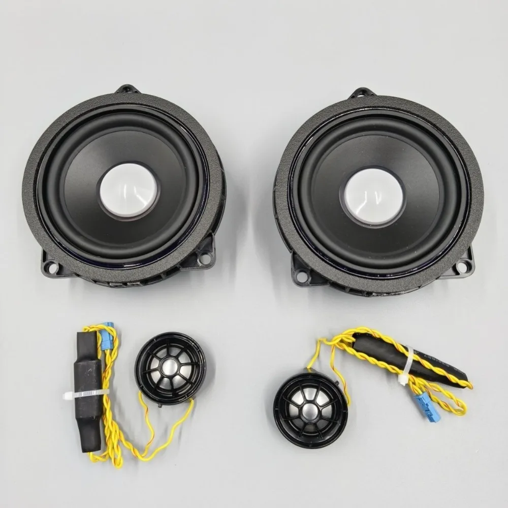 2 Pcs 4.5 Inches Car Door Speakers For BMW 5 Series F10 F11 2010-2017 For BMW 520 523 525 528 530 Left Right Side Tweeter Set