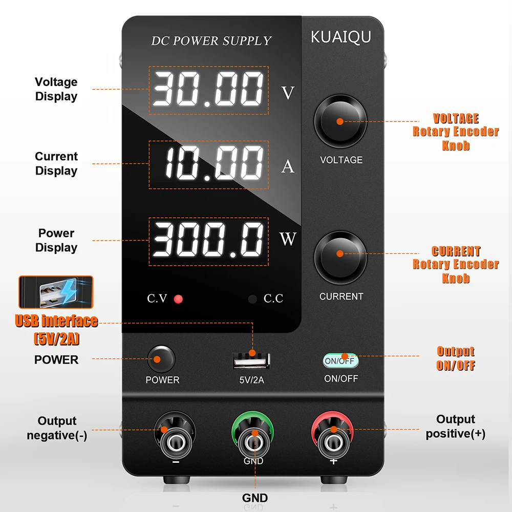 NICE-POWER SPPS-C3010 30V10A300W Digital DC Lab Power Supply For Mobile Repair 12V 5V 24V 12V Car Centre Panel Electrical Test
