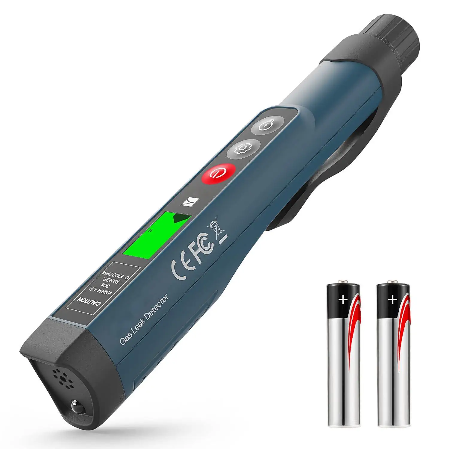 Aikesi Gasdetektor Hochempfindlicher tragbarer Gasleckdetektor für brennbare Gase