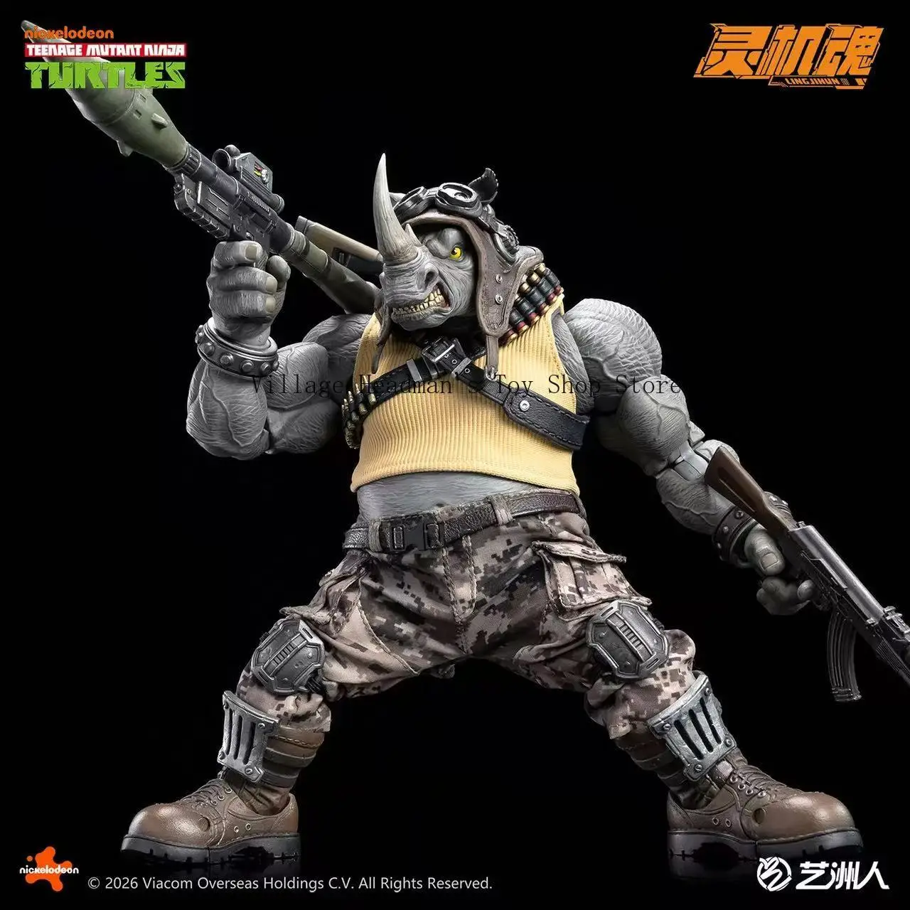 In Stock Soul Spirit Teenage Mutant Ninja Turtles Bebop & Rocksteady Action Figure Model Trendy Toys Gift  Collectibles - view 6