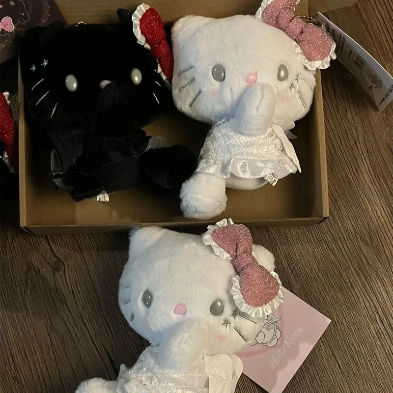 Engel Duivel Hello Kitty Pluche Pop KT Kat Charme Tas Rugzak Keten Hanger Decor Accessoires Meisjes Tredendy Speelgoed Verrassingsgeschenken