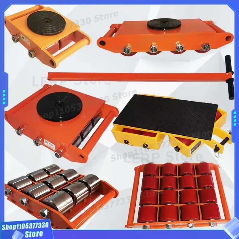 6 Ton Tank Trolley Mobile Equipment Roller Skates Heavy Duty Cargo Loading Machine for Industrial Transport and Warehouse